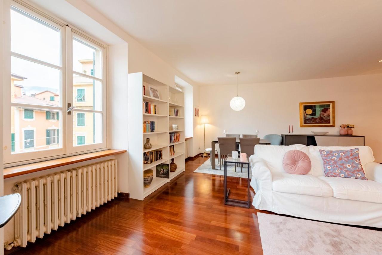 Cavour 9 Apartment 2B 2B 100Mq With Private Garage, In Center Of Rapallo, Wifi, Air Conditioned Kültér fotó